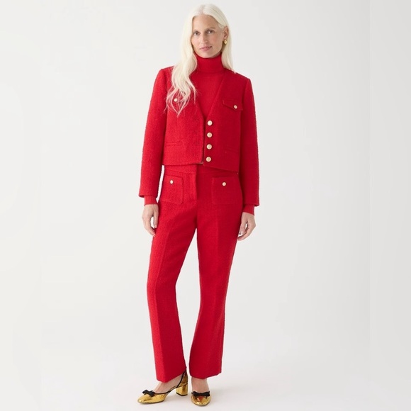 J.Crew Slim kick-out pant in maritime tweed BV145 - Picture 4 of 11